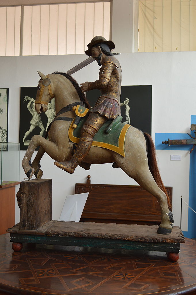 Sculpture of Saint James, colonial era, Mexico